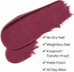 Vatenn 18 Hrs Kissproof Liquid Lipstick-23(Moscow) - Image 6