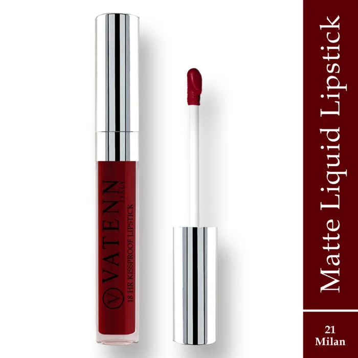 Vatenn 18 Hrs Kissproof Liquid Lipstick-21(Milan) - Image 1