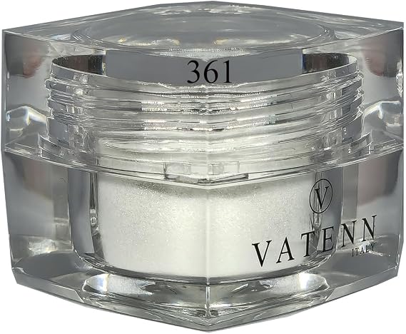 361-WHITE Vatenn Italy luxury glitters Long Lasting Luminous, Glow Highlighter Makeup for Face, Eyes and Hair - Image 1